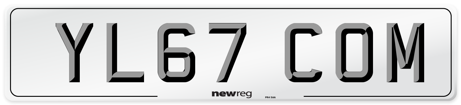 YL67 COM Number Plate from New Reg